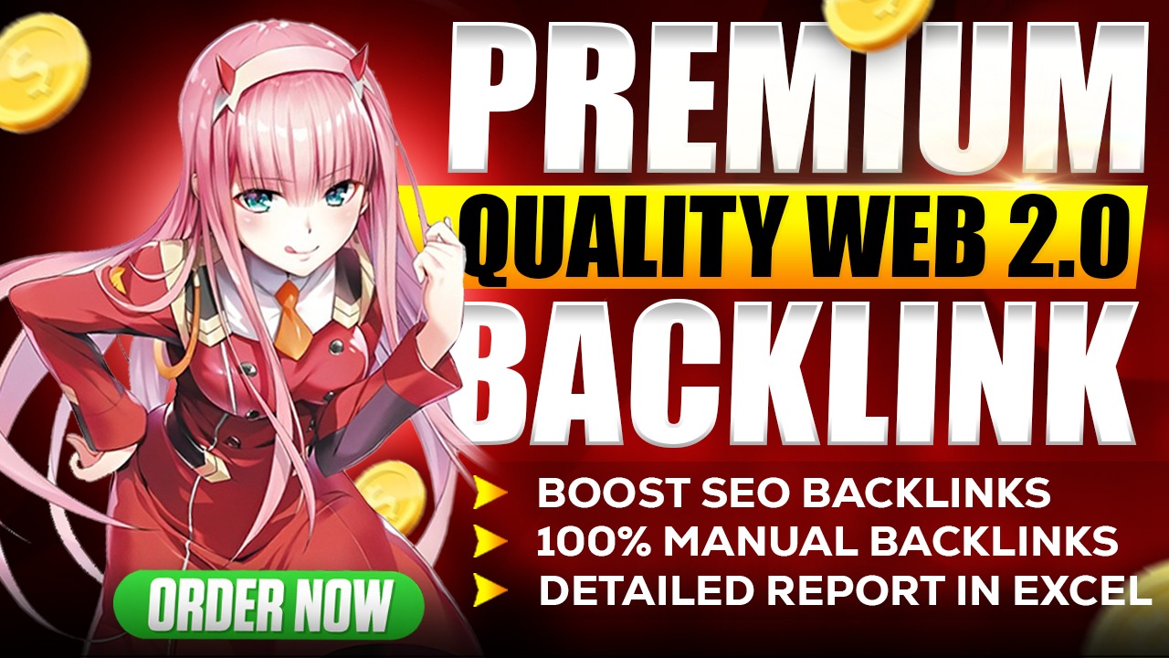 I will create 100 HQ web 2.0 Contextual dofollow backlinks