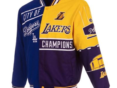 Lakers Dodgers City Of Champions Block Jacket