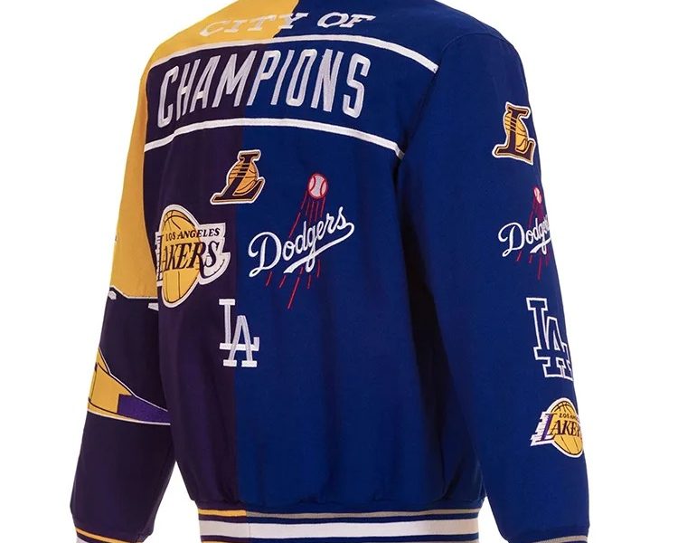 Lakers Dodgers City Of Champions Block Jacket