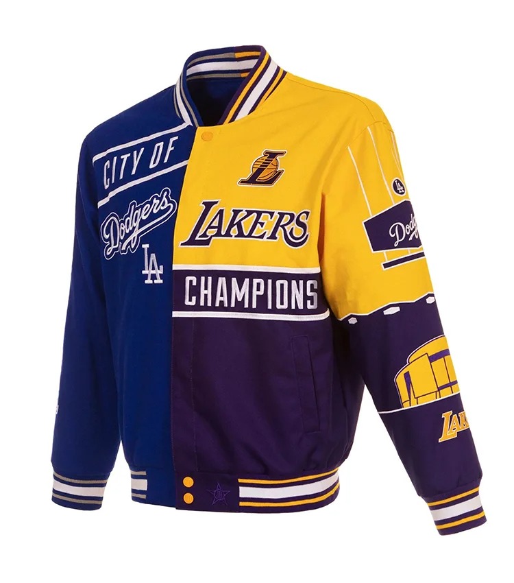 Lakers Dodgers City Of Champions Block Jacket