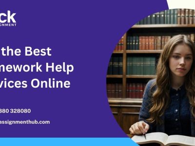 Get the Best Homework Help Services Online
