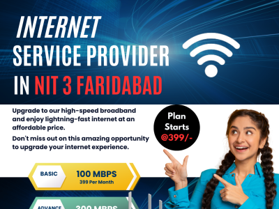 Top Internet Service Provider in NIT 3 Faridabad – High-Speed WiFi by Gigmax