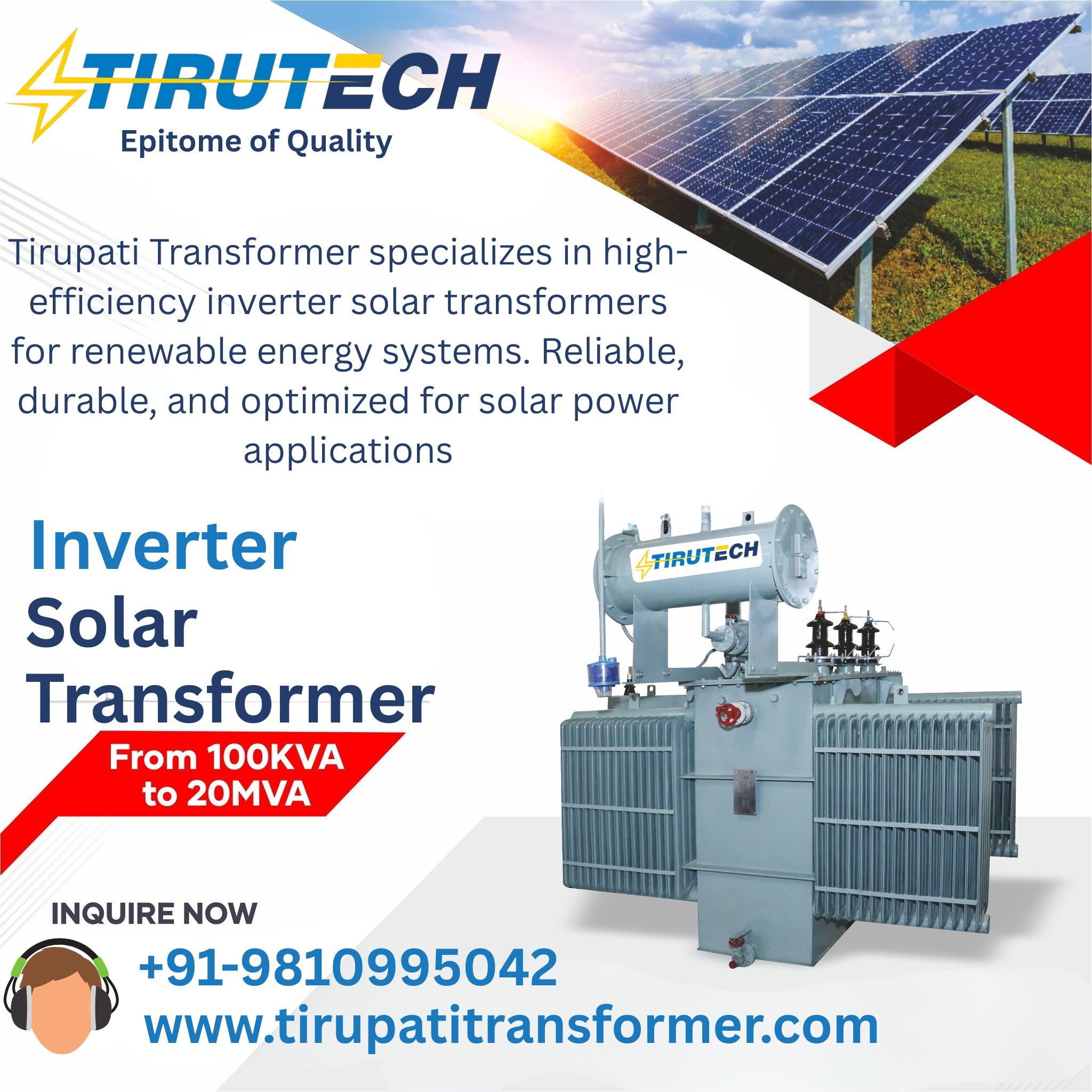 Top Inverter Solar Transformer Supplier in Delhi NCR | Best Transformer Dealer in Noida, Gurgaon, Ghaziabad