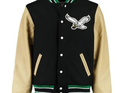 Elevate Your Game Day Look with the Eagles Varsity Jacket