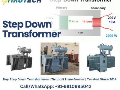 Trusted Step Down Transformers by Tirupati Transformer | Reliable Power Solutions Across India