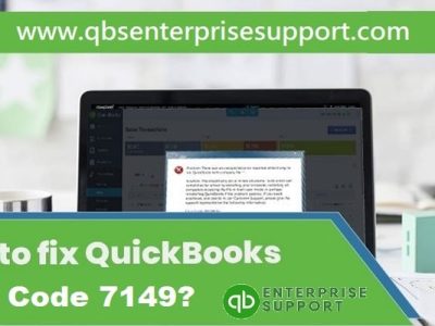 Fix QuickBooks Error Code 7149 (Easy Methods to Fix It)