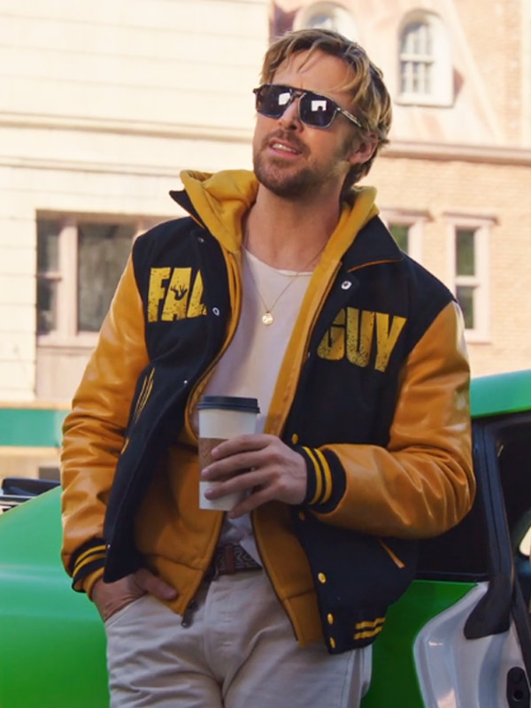 The Fall Guy Yellow Varsity jacket