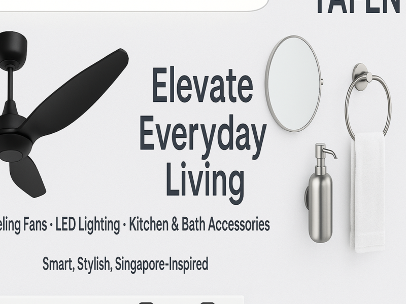 Explore Ceiling Fans, Kitchen Taps & More at Yafen