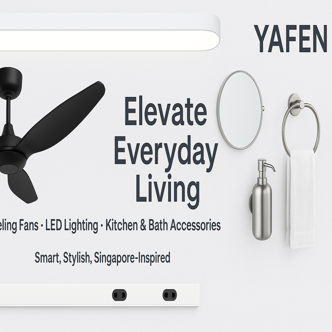 Explore Ceiling Fans, Kitchen Taps & More at Yafen