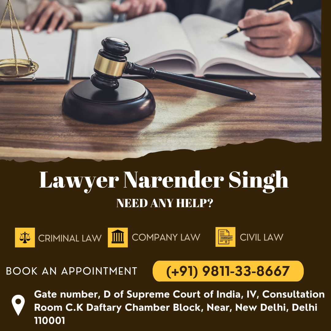 Lawyer Narender Singh - Supreme court of India