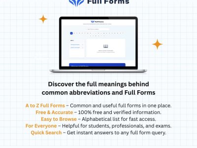 What Is the Full Form of Any Word? A to Z Alphabet Full Form Guide