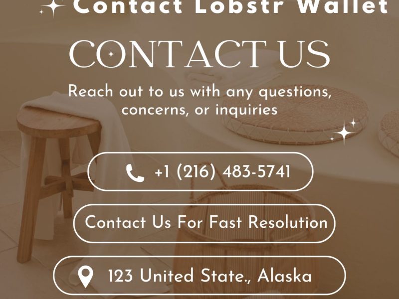 How to Contact Lobstr Wallet Support Number Contact Details: Stay Connected & Supported