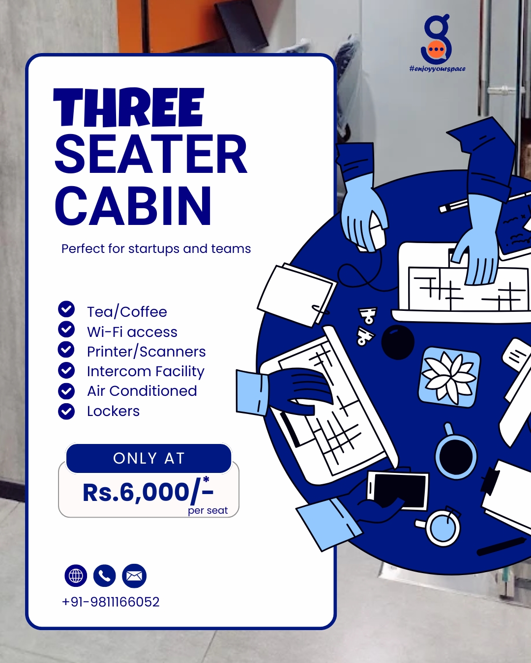 Best coworking space in west Delhi
