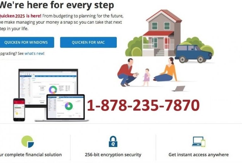 How speak to someone at Quicken, dial 1-878-235-7870