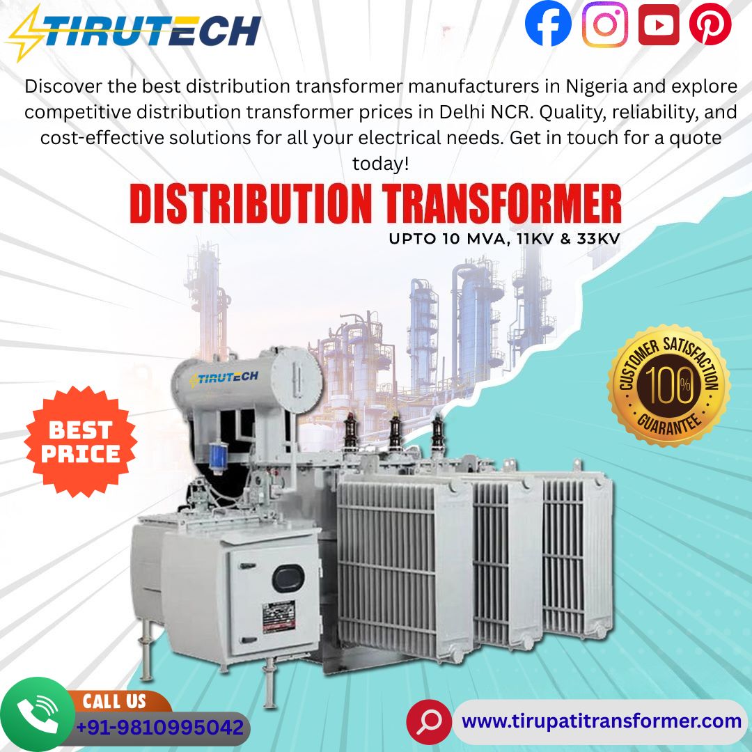 Best Distribution Transformer Manufacturer Nigeria | Distribution Transformer Price Delhi NCR