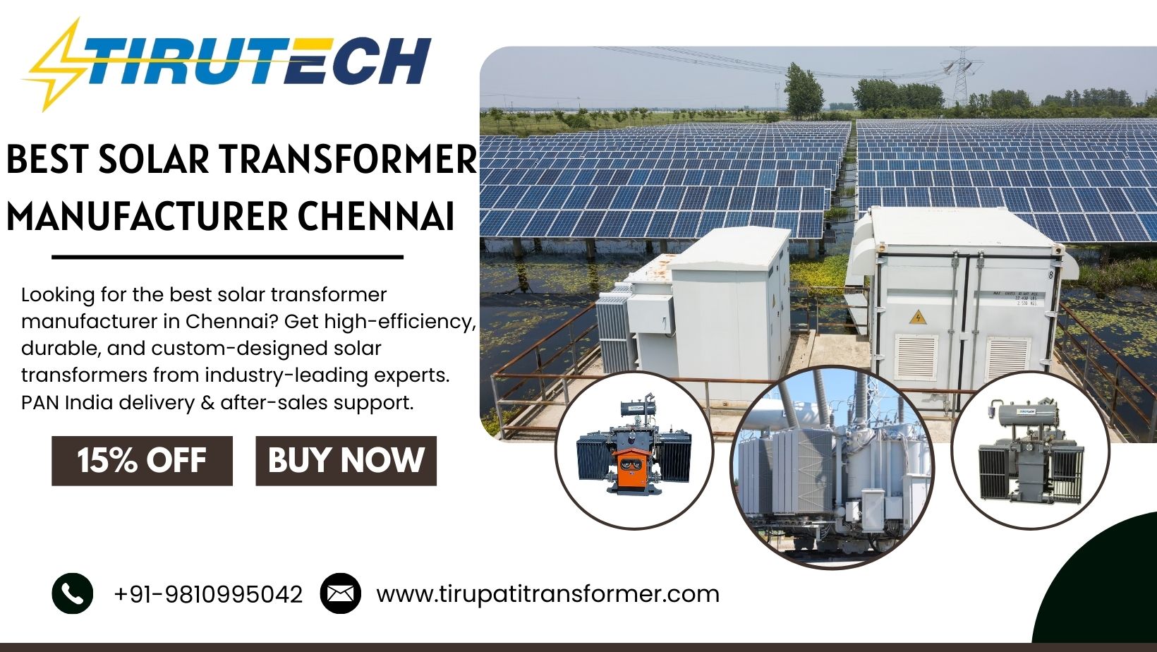 Best Solar Transformer Manufacturer Chennai | Buy 3500 kVA Solar Transformer Rajasthan