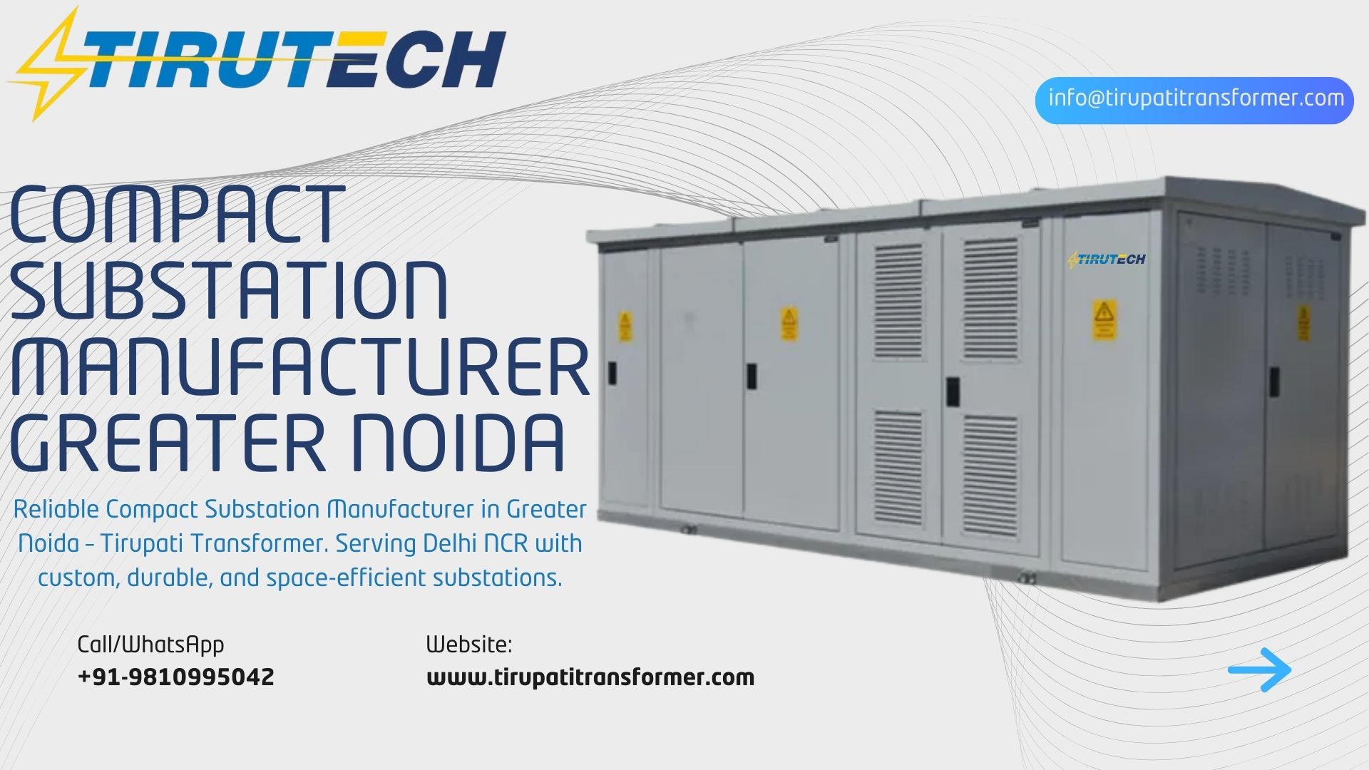 Compact Substations Manufacturer in Greater Noida | Trusted Transformer Manufacturer Faridabad