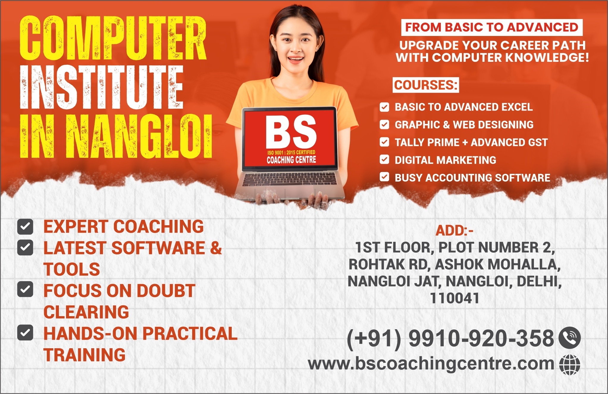 Trusted Name for Best Computer Coaching in Nangloi