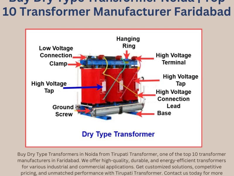 Buy Dry Type Transformer Noida | Top 10 Transformer Manufacturer Faridabad