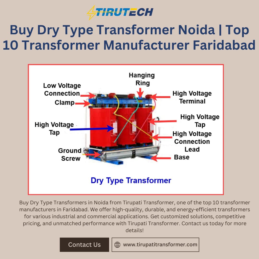 Buy Dry Type Transformer Noida | Top 10 Transformer Manufacturer Faridabad