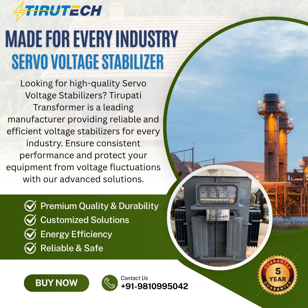 Buy Top 10 Servo Voltage Stabilizer Manufacturer Faridabad, Delhi NCR