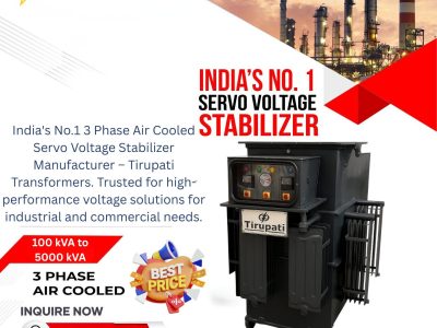Servo Voltage Stabilizer Price Ghaziabad | 250 kVA Servo Voltage Stabilizer Manufacturer Faridabad